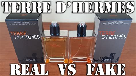 Terre D'Hermes perfume real vs fake. How to spot counterfeit 